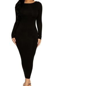 Naked Wardrobe Size Small Black Timeless Dress